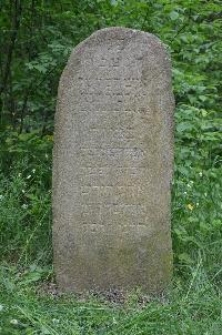 Cmentarz żydowski w Czemiernikach &ndash; macewa Barucha, syna Awrahama Mosze z kapłan&oacute;w