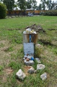 Former commemoration of the Tsaddik Uri Fajwel in the Jewish cemetery in Dubienka