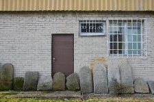 Nagrobki z nowego cmentarza żydowskiego w Grabowcu