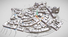 Lublin - Piwnice pod Starym Miastem - cyfrowy model 3D