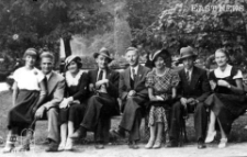 Rodzina Hartwig&oacute;w w Ogrodzie Saskim w Lublinie