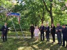 Odsłonięcie skweru im. Franciszka Galery
