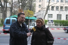 Iza Sk&oacute;rzyńska udziela wypowiedzi dla Radia Lublin - "Listy do Henia" 2007