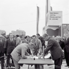 Wmurowanie kamienia węgielnego pod szpital przy al. Kraśnickiej w Lublinie