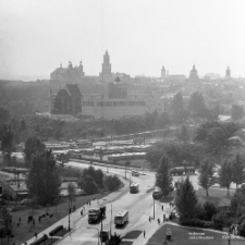 Widok Lublina – ulica Podzamcze