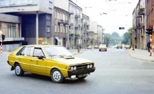 Skrzyżowanie ulicy Narutowicza z al. Piłsudskiego (al. Świerczewskiego) w Lublinie