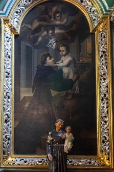 Obraz św. Antoni Padewski adorujący Dzieciątko