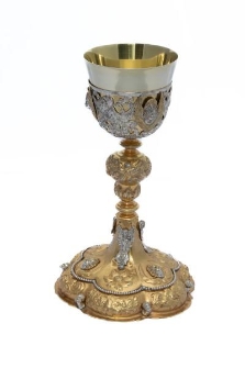 Barokowy kielich mszalny