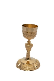 Złocony kielich mszalny