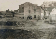 Plac Krawiecki w pierwszej fazie regulacji