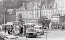 Postój taksówek przy ulicy Nadstawnej w Lublinie