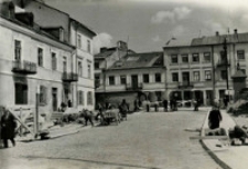 Ulica Szeroka w Lublinie przed ostatecznym wykończeniem