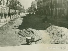 Roboty ziemne na ulicy Lubartowskiej