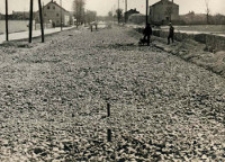 Przebudowa ulicy Bychawskiej w Lublinie- narzut fundamentowy pod jezdnię