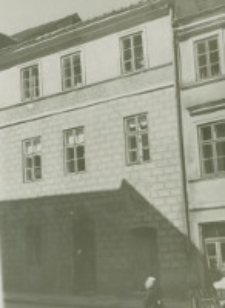 Kamienice renesansowe przy ulicy Grodzkiej 16 po odnowieniu w roku 1939