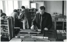 Władysław Jakubowski w Drukarni Uniwersyteckiej UMCS w Lublinie