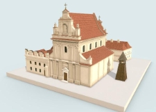 Kościół i klasztor karmelitów w Lublinie, ok. 1650 r.
