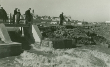 Jaz na Kanale Ulgi w Lublinie. Fotografia