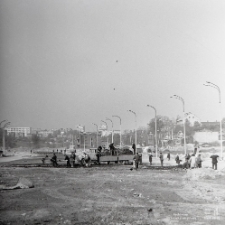 Praca w czynie społecznym przy budowie Trasy W-Z w Lublinie