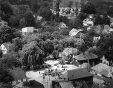 Widok z Góry Trzech Krzyży na Kazimierz Dolny