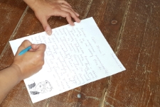 Pisanie listu do Henia