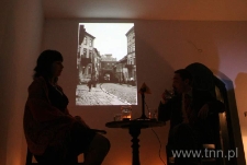 Katarzyna Arbaczewska-Matys i Marcin Wroński podczas promocji książki "Kino Venus"