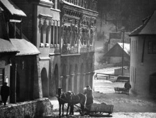 Kamienice Przybył&oacute;w w Kazimierzu Dolnym