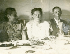 Przyjęcie weselne Stanisława Krawca i Wiesławy Kuziery