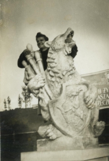 Janusz Hajkowski pod Zamkiem Lubelskim