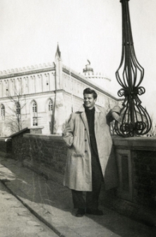 Janusz Hajkowski na ulicy Zamkowej w Lublinie