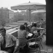 Taras restauracji hotelu &bdquo;Unia" w Lublinie