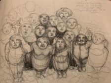 Mieszczanie - szkic do Teatru Imaginarium