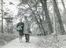 Ewa Zielińska i Zbigniew Jaśkiewicz w Ogrodzie Saskim w Lublinie