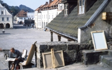 Widok z ulicy Zamkowej w Kazimierzu Dolnym