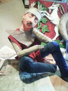 Książę Leszek Czarny - praca nad wystawą Teatr Imaginarium