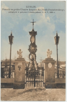Pomnik na grobie Ułanów korpusu ks. Józefa Poniatowskiego poległych w potyczce z Austriakami