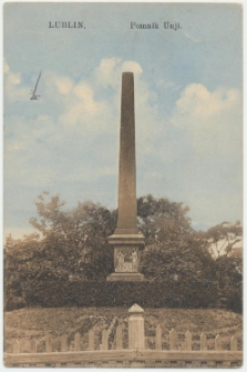 Pomnik Unii Lubelskiej na placu Litewskim w Lublinie