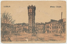 Wieża ciśnień na placu Bernardyńskim w Lublinie (pl. Wolności)