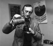 Marek Tarka &ndash; operator kamery Rozgłośni Regionalnej PR i TV w Lublinie