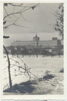 Rok 1940 – Widok z łąk nad Bystrzycą w stronę Dzielnicy Żydowskiej na Podzamczu w Lublinie