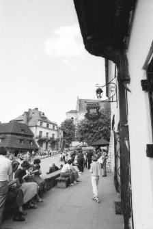 Widok w stronę ulicy Zamkowej w Kazimierzu Dolnym
