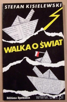 Okładka książki "Walka o świat" S. Kisielewskiego