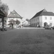 Widok z ulicy Nadwiślańskiej w Kazimierzu Dolnym