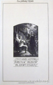 Okładka książki "Czy może historia popłynąć przeciw prądowi sumień" prof. E. Jabłońskiej-Deptułowej