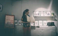 1954. Wystawa fotografii Edwarda Hartwiga