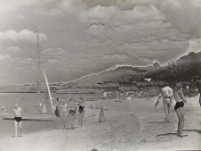 Plaża w Kazimierzu Dolnym