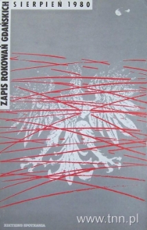 Okładka książki "Zapis rokowań gdańskich-Sierpień 1980"