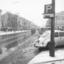 Zima na Krakowskim Przedmieściu w Lublinie