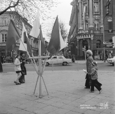 1 Maja 1977 roku – widok w stronę ulicy Kołłątaja w Lublinie