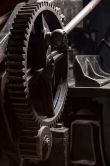 Krajarka jednonożowa firmy &bdquo;krause&rdquo;, detal